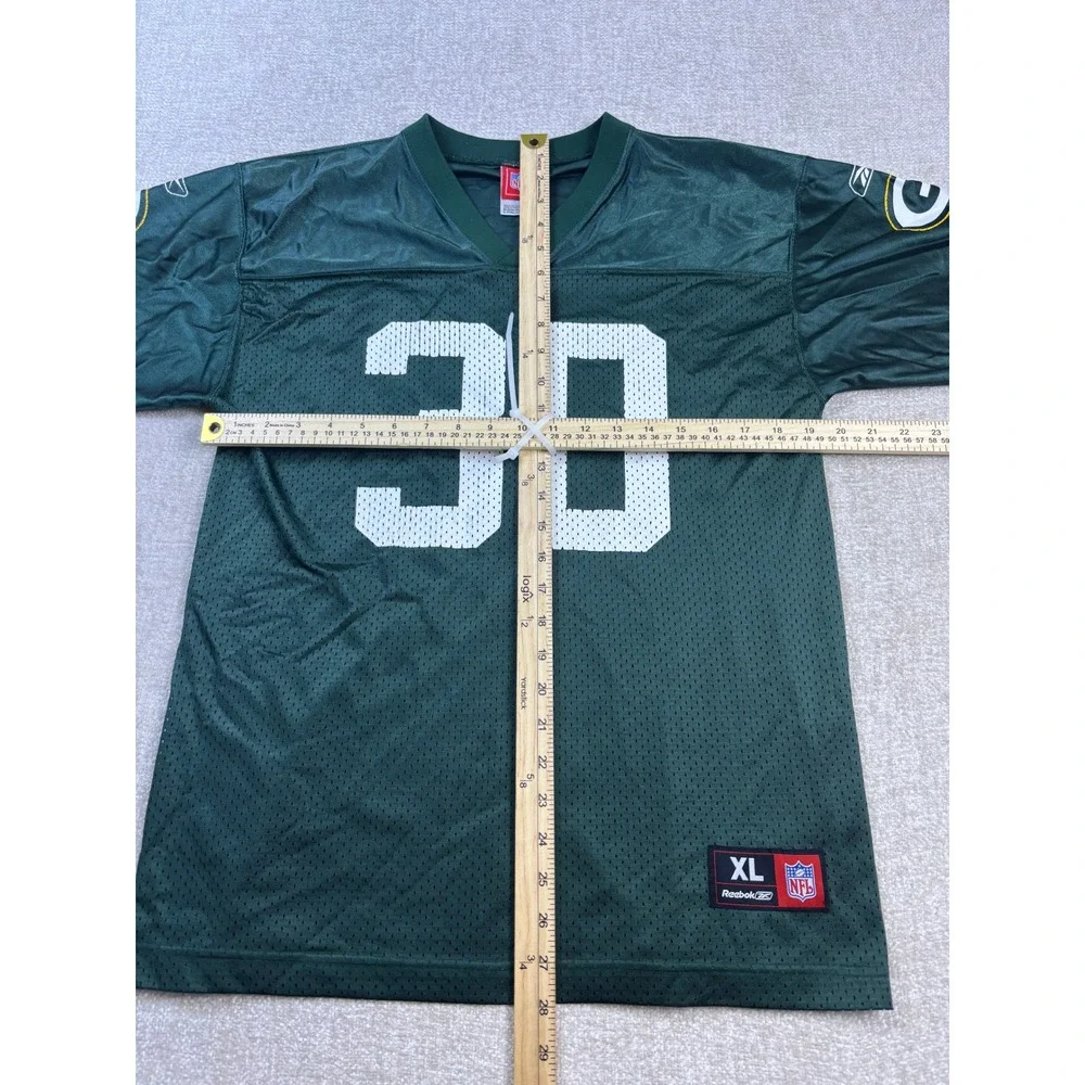 Reebok Green Bay Packers Ahman Green 30 Jersey Kids XL 18-20 Green NFL Football